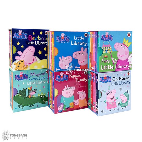 (영어원서) Peppa Pig : Little Library 미니 보드북 6종 세트