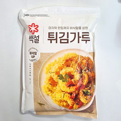 백설 튀김가루, 1kg, 60개