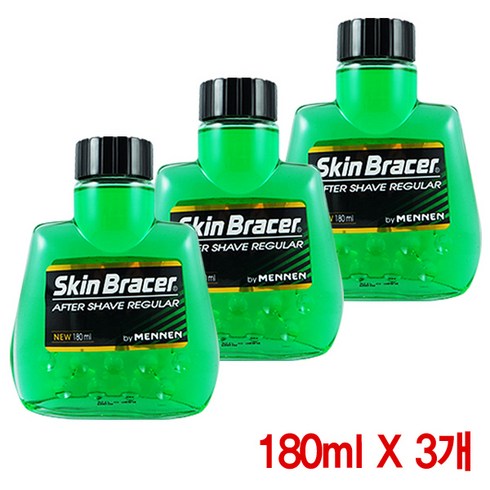 skinbracer - 멘넨 스킨브레이서 애프터쉐이브 레귤러 180ml 3개팩, 3개