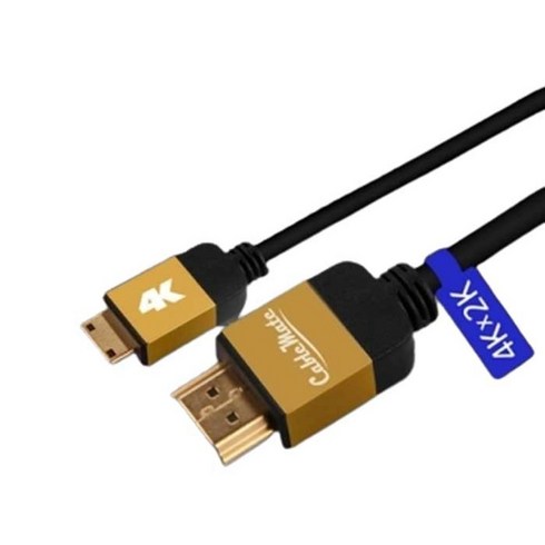 케이블 골드메탈 ver to Mini MINIHDMI케이블 HDMItoMiniHDMI HDMI 5m 2.0, 상세페이지 참조