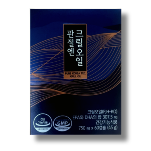 [1개월]프롬바이오 관절엔 크릴오일 (750mg*60캡슐*1박스), 60캡슐, 1개