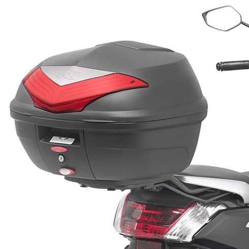 카파(KAPPA) YAMAHA 엔맥스 브라켓 N-MAX125 (15-20) - 모노락 탑케이스브라켓 KR2123, 1개