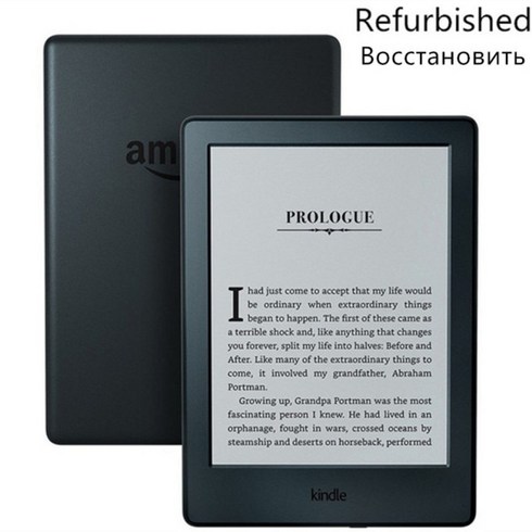 전자책 이북리더기 이북 전자책 리더기 ebook Kindle 8 generation model e book eink e-ink reader 6 인치 터치 스크린 wifi, 전자책 리더+케이스+화면 보호기 세트, 중고 k8