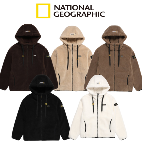 2023년 가성비 최고 디스커버리뽀글이 - (국내정품 A/S가능) 내셔널지오그래픽 남성 코스토니 플리스 뽀글이 데일리 간절기 후드 풀집업