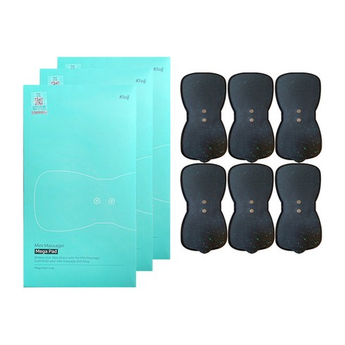 클럭 미니 마사지기 리필패드 대왕패드 3박스 총6P /DY, 상세페이지 참조