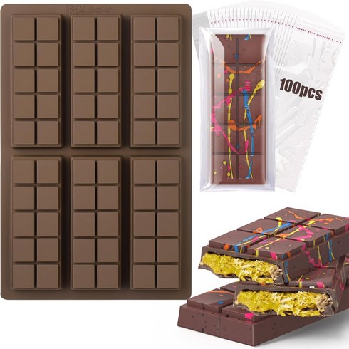 두바이초콜릿만들기 - 두바이 초콜릿 만들기 - 초콜릿 몰드 + 100개 봉지