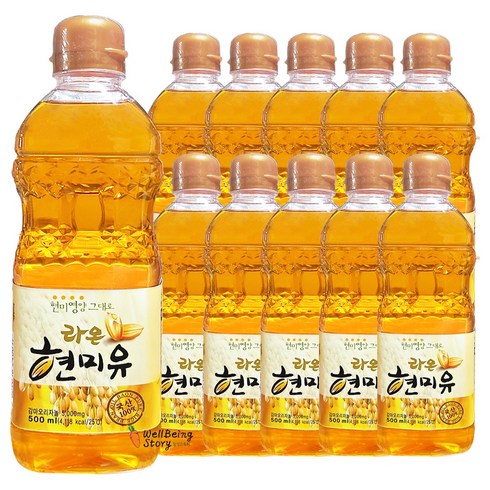 라온 현미유, 500ml, 11개