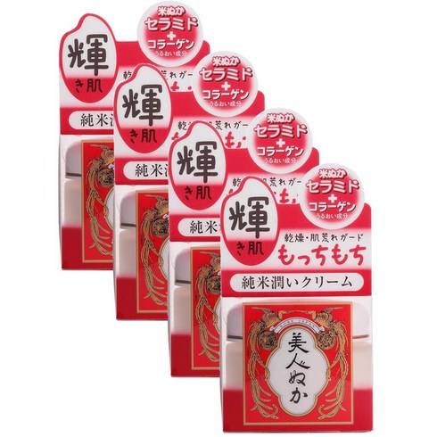 Bijinnuka Junmai Moisture Cream 비진누카 준마이 모이스처 크림 43g 4팩