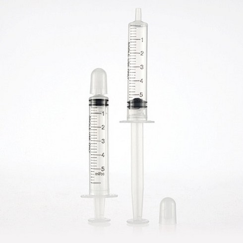 뉴런 파충류 크레스티드게코 도마뱀 피딩용 주사기5ML, 1개, 5g