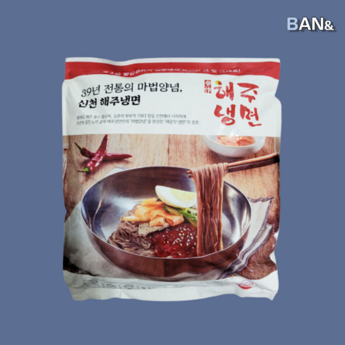 해주냉면 신천 매운냉면 3120g (6인분), 1개