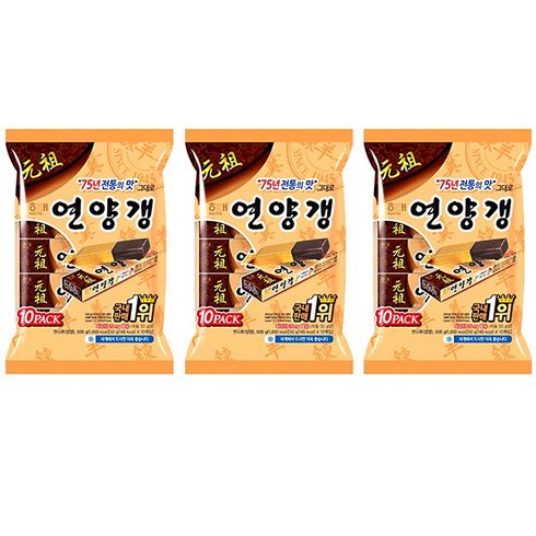 해태 연양갱, 500g, 3개