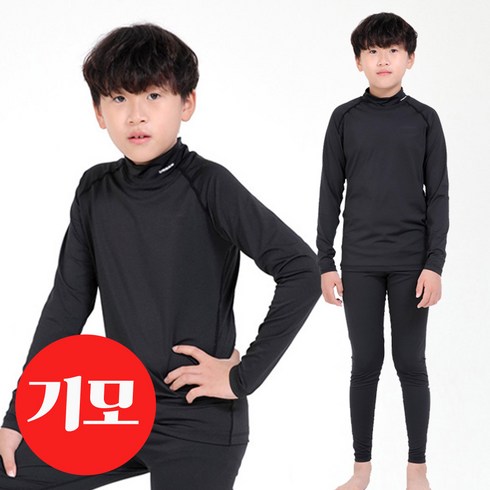 2023년 가성비 최고 스포츠웨어 - 유소년 축구 이너웨어 기모 사계절 블랙 반목 긴팔 태클팬츠 기능성 언더레이어 주니어 유아동 타이즈 내복
