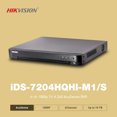 하이크비전 하이크비전 4채널 녹화기 iDS-7204HQHI-M1 HDD미포함