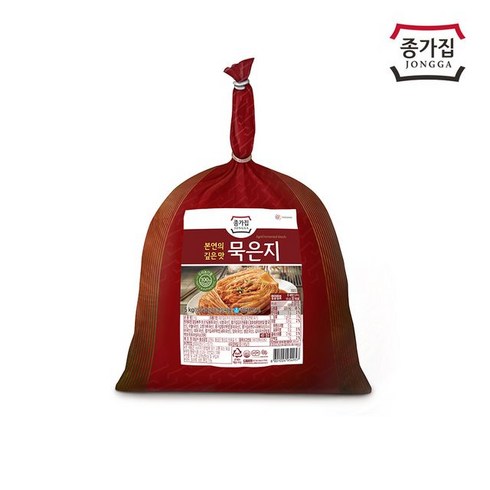 종가집 저온숙성 묵은지, 5kg, 1개