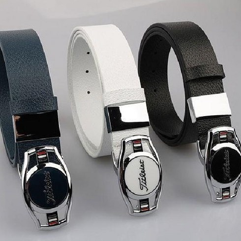 2023년 가성비 최고 타이틀리스트벨트 - 타이틀 유니섹스 리스트 골프 벨트 헤드 레이어 소가죽 웨어러블 캐주얼 가죽