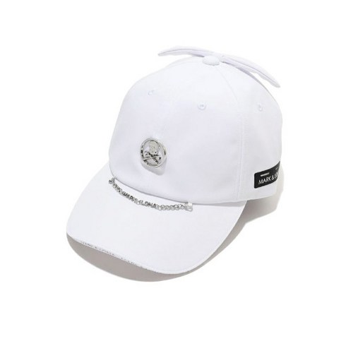 명품 마크앤로나 모자 골프 캡 도자 리본 MLF-2C-FC08 WH