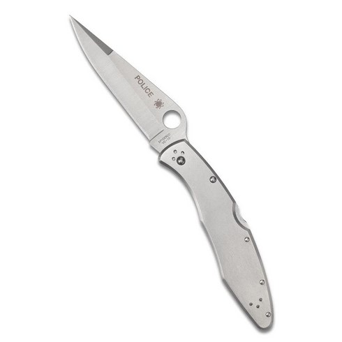 Spyderco (스파이달코) 폴리스 모델 스테인리스 직날 C07P