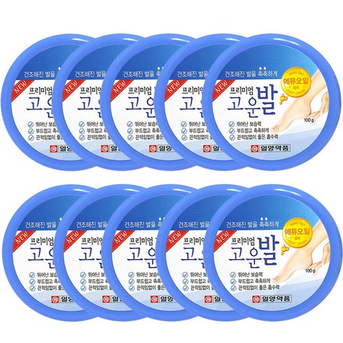 일양약품 프리미엄 고운발 풋크림 100g 에버레이드, 10개