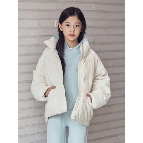 탑텐키즈 23년 FW (여아)코듀로이 패딩점퍼 MKD4JP2221
