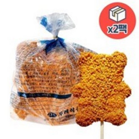 1+1치킨꼬지 문방구 돈까스 (100gx10개입)1kg x 2팩, 1kg, 2개