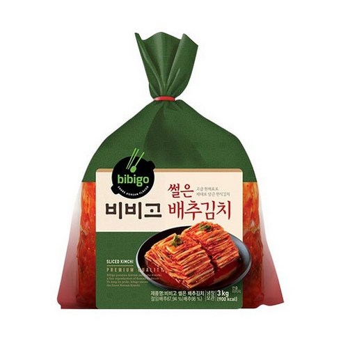 비비고 썰은 배추김치, 3kg, 1개