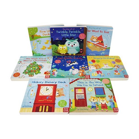 싱어롱위드미 - (북메카 영어원서) Sing-Along 8 Books Set 2(QR음원 포함) 싱어롱 노래 조작보드북, Nosy Crow