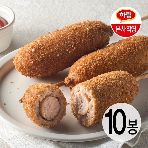 하림 닭가슴살핫도그90g x 10봉, 90g