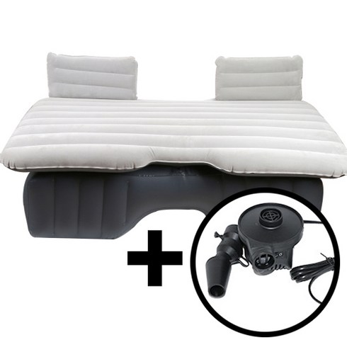 2023년 가성비 최고 에어매트 - 카테크 차량용 뒷좌석 에어매트 놀이방 매트 CT-268, 에어매트+공기주입기 세트