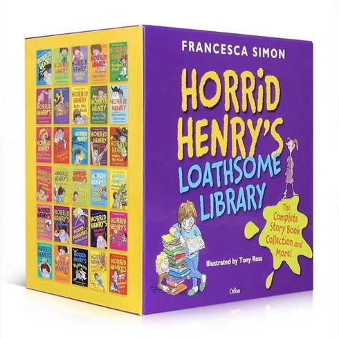 [이엔제이] 호리드헨리 챕터북 30권세트 Horrid Henry Loathsome Library 음원제공