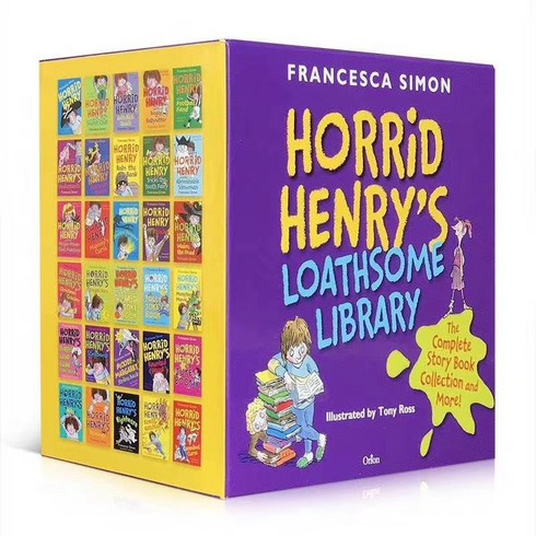 챕터북 - [이엔제이] 호리드헨리 챕터북 30권세트 Horrid Henry Loathsome Library 음원제공