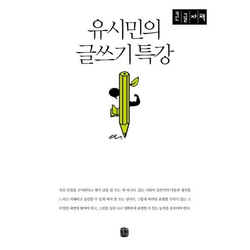 [큰글자] 유시민의 글쓰기 특강, 유시민 저, 생각의길