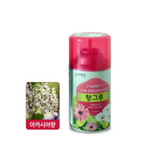 리빙굿 향그루 아카시아향 방향제, 280ml, 24개