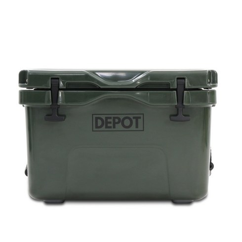 DEPOT 하드 쿨러, 35L, 아미 그린