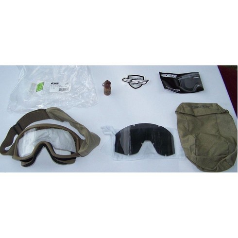 2023년 가성비 최고 ess고글 - ESS 신형 US 방풍 고글 스포츠 선그라스 방풍고글 풍고글 방풍 고글 윈드 작업용 미군, US 신형 탄색 방풍고글 셋트