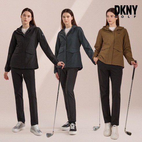 [KT알파쇼핑]DKNY GOLF 23FW 여성 우븐 셋업