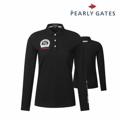 2023년 가성비 최고 파리게이츠 - 파리게이츠 골프 pearlygatesgolf여성 스포티 카라 티셔츠 P522B3TS952_BK, 001, BK, 1개