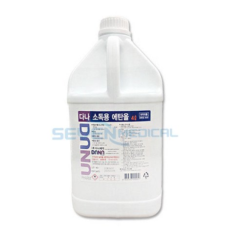 소독용에탄올 - 조은팜 소독용 에탄올 4L, 1개