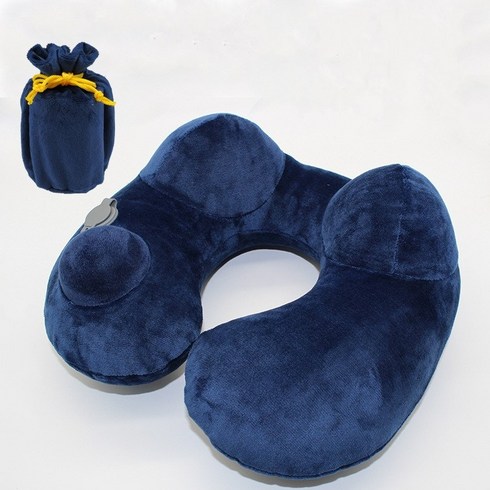 2023년 가성비 최고 비케몰 - 홀릭트래블 원터치 차량용 자동 에어 펌프 목쿠션 휴대용 여행용 기내용 비행기 목베개