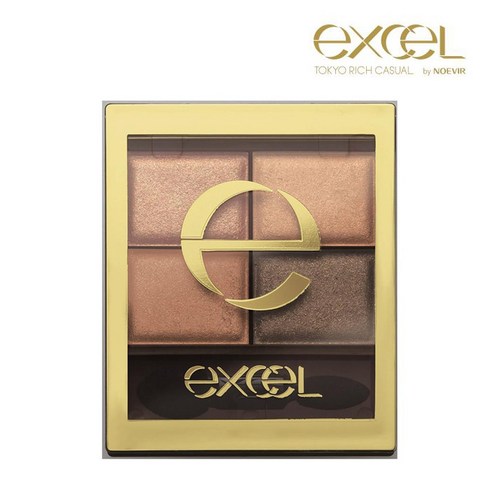 엑셀 excel 스키니 리치 섀도우 6종, (SR03)로얄브라운, 1개