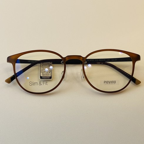 피오비노 슬림핏 SF-31 C.3 (매트 브라운 / 매트 블랙) 울템 안경 가벼운 안경 10만원대 안경