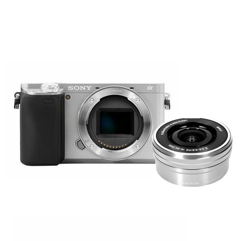 [소니정품] A6400 / 미러리스카메라+16-50mm렌즈 Kit-실버