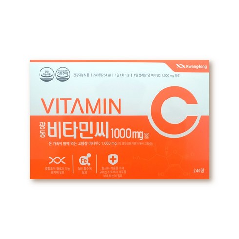 비타민c - 광동제약 비타민C 1000mg 8개월분, 240정, 1개