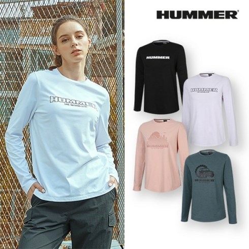 HUMMER 23FW 여성 시그니처 소로나 티셔츠 4종