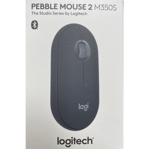로지텍 Pebble M350S 무선 마우스 Pebble M350S, 블랙