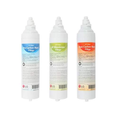 (정품) LG 냉장고 정수필터 3종 세트 J827SB35 J827SB35 J827SS33 J828SB36 J829SB36 J887SB35 J887SB36 J887TS36.AKOR, 1개