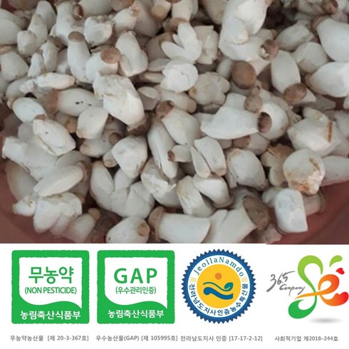 새송이는마니꺼 새송이버섯, 2kg 조림(미니), 1개