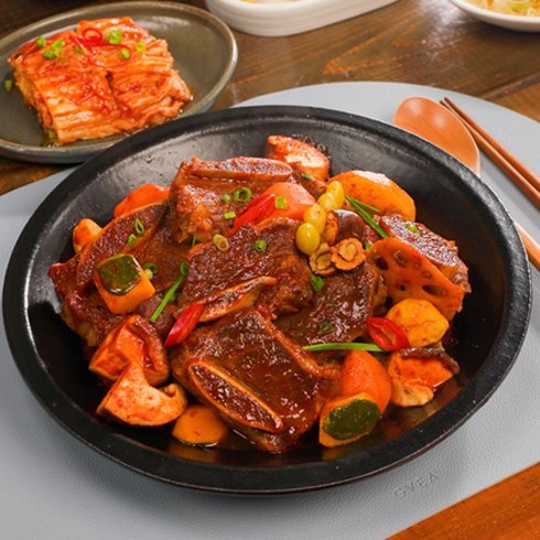 소갈비찜 500g x 7팩 - [KT알파쇼핑]이성미의 꼼꼼한 매콤 갈비찜 500g*6팩, 6개