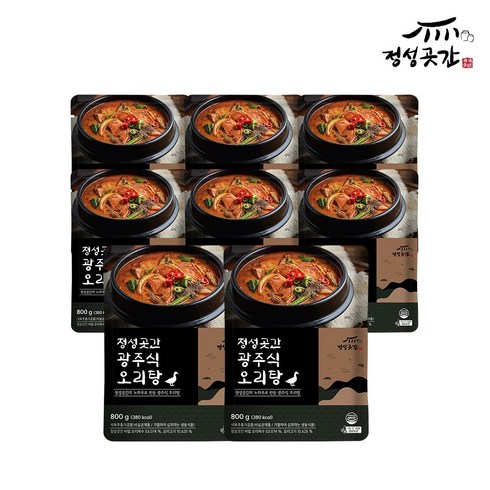 정성곳간 광주식 오리탕, 8개, 800g