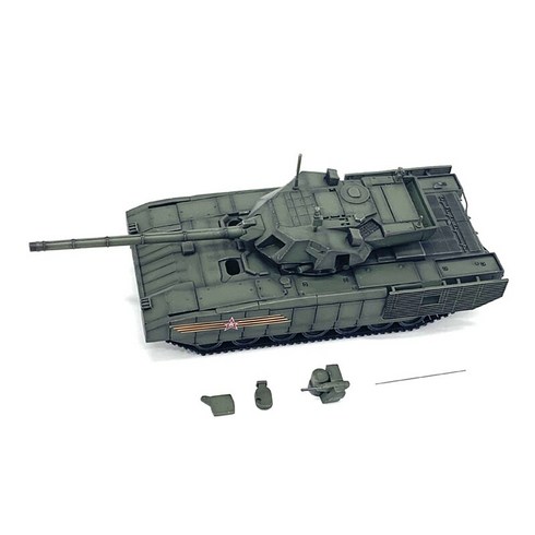 1/72 스케일 러시아 T-14 아르마타 주 전투 완료 모델 장식, 한개옵션0