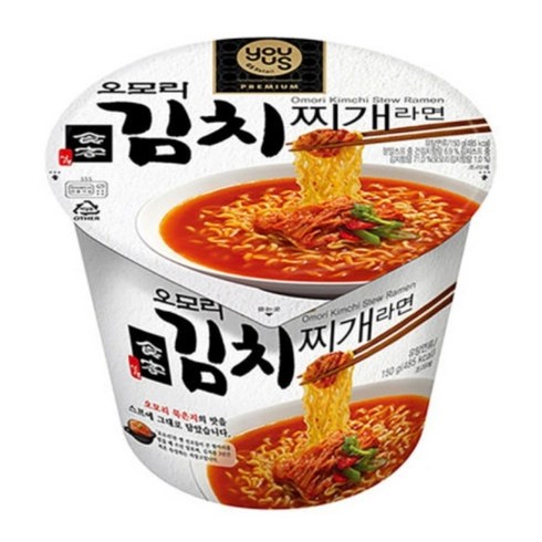 팔도 오모리 김치찌개라면 큰컵 150g, 16개